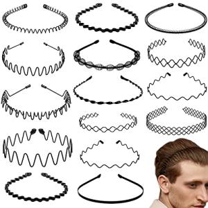 15-Piece Adjustable Metal Headband Set for All