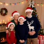 TCJJ Velvet Santa Hats for Holiday Parties