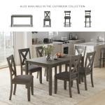 Caitbrook Rustic 7-Piece Dining Set with Chairs