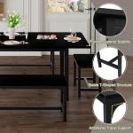 Feonase 5-Piece Expandable Dining Table Set