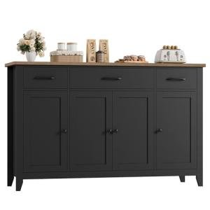 Modern Farmhouse 55" Buffet Cabinet with Storage