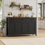 Modern Farmhouse 55" Buffet Cabinet with Storage