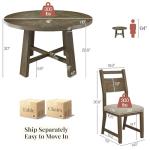 Jocisland 5-Piece Mid-Century Wood Dining Set