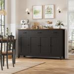 Modern Farmhouse 55" Buffet Cabinet with Storage