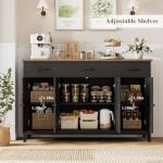 Modern Farmhouse 55" Buffet Cabinet with Storage