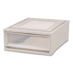 IRIS 22" Stackable Plastic Drawer - White