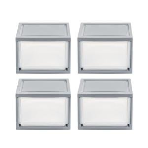 IRIS USA 14 Quart Stackable Clear Storage Drawers