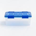 IRIS USA 6-Pack Airtight Plastic Storage Bins