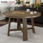 Jocisland 5-Piece Mid-Century Wood Dining Set