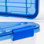 IRIS USA 6-Pack Airtight Plastic Storage Bins