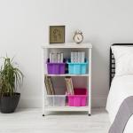 IRIS USA Small Clear Storage Bins, 12 Pack