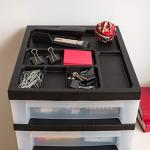 IRIS USA 10-Drawer Storage Cart with Organizer Top