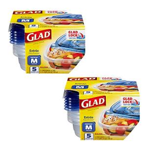 GladWare Medium Square Food Storage Containers, 10 Count