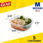 GladWare Medium Square Food Storage Containers, 10 Count