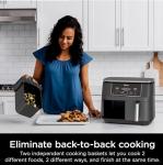 Ninja 8 Quart DualZone Air Fryer with Baskets