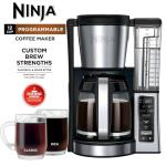 Ninja 12-Cup Programmable Coffee Maker, Black/Stainless Steel