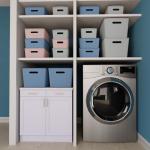 Stackable Storage Baskets with Lids - Set of 4