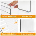 JUPELI Adjustable Kitchen Wrap Organizer - 3 Tier