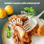 Kismile 5-in-1 Portable Glass Air Fryer