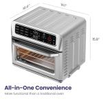 Chefman 12-in-1 Air Fryer Toaster Oven Combo