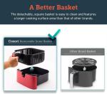 COSORI 5.8QT XL Air Fryer with Recipes