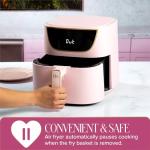Paris Hilton 6-Quart Nonstick Air Fryer, Pink