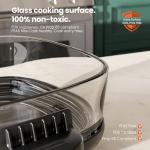 Kismile 5-in-1 Portable Glass Air Fryer