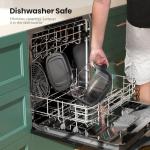 Kismile 5-in-1 Portable Glass Air Fryer