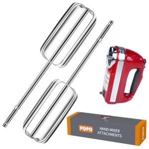 Stainless Steel Beaters for KitchenAid Hand Mixer
