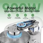 900W 8.5QT Stand Mixer with Attachments - Green