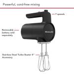 KitchenAid Go Cordless Hand Mixer - Black Matte