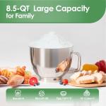 900W 8.5QT Stand Mixer with Attachments - Green