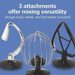 Hamilton Beach 6-Speed Electric Stand Mixer, Black