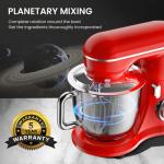KICHOT 4.8 Qt Tilt-Head Stand Mixer, Red