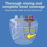 Hamilton Beach 6-Speed Electric Stand Mixer, Black