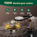 Aucma 8.5QT 900W Tilt-Head Stand Mixer