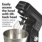Hamilton Beach 6-Speed Electric Stand Mixer, Black