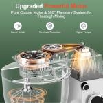 HOWORK Stand Mixer with 5.5QT Bowl & Accessories