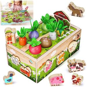 Montessori Wooden Sensory Toys for Toddlers