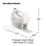 Hamilton Beach 6-Speed Electric Hand Mixer
