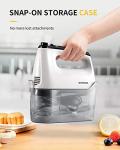Electric Hand Mixer with 6 Speeds and Storage Case