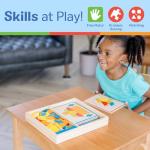 Melissa & Doug Colorful Wooden Shape Tiles Set