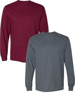 Gildan Men's Long Sleeve DryBlend T-Shirt 2-Pack