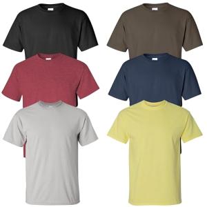 Gildan Men's Ultra Cotton T-Shirt 6-Pack