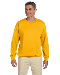 Gildan Men's Gold Heavyweight Sweatshirt, Large