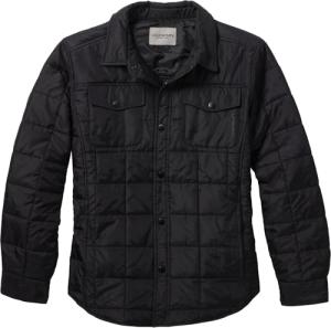 Men's Legendary Whitetails Quilted Snap Jacket, Black