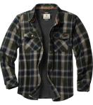 Men's Thermal Lined Flannel Shirt Jacket, Barnwood Plaid