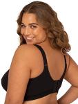 Fruit of the Loom Plus Size Wireless Bra - Black