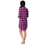 Fruit of the Loom Women's Plaid Flannel Sleep Shirt
