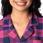 Fruit of the Loom Women's Plaid Flannel Sleep Shirt